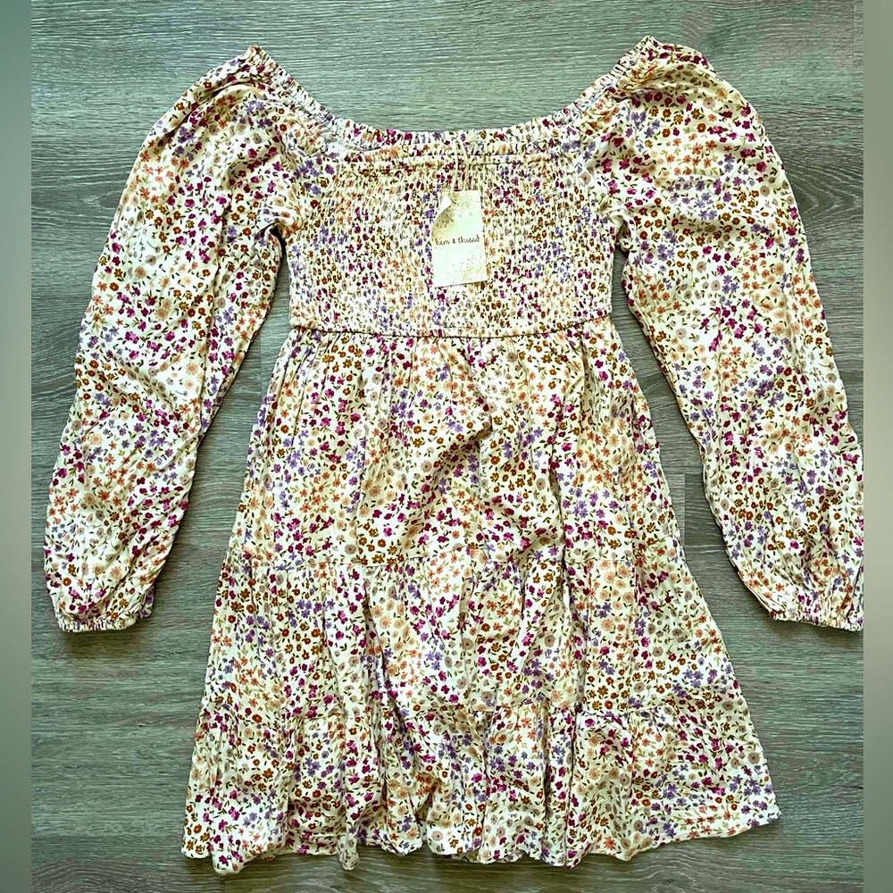 Hem & Thread Smocked Babydoll Dress